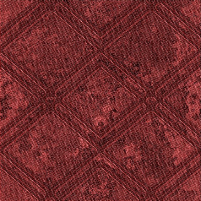 Ahgly Company Tapis d'Intérieur Lavables à la Machine, Carrés, Transitionnels, Rouges, 7 Pieds Carrés