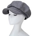 thumbnail image 3 of Ladies Octagonal Hat Casual Fashion Beret, 3 of 7