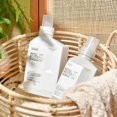 thumbnail image 3 of Bouteille de Lessive Rechargeable Sans Fuite Sans Étiquette Contenant de Liquide en Plastique Vide pour Agent de Blanchiment Détergent Décoration de Buanderie à la Maison Mise en Bouteille - 2 Pcs Blanc 500ML, 3 of 6