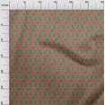 thumbnail image 2 of oneOone Cotton Flex Fabric Floral Block Printed Fabric 1 Yard 40 Inch Wide, 2 of 4