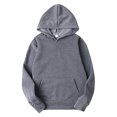 thumbnail image 1 of 2025 Chandail Sans Capuche pour Hommes Blouse pour Hommes et Femmes Chandail de Baseball pour Hommes Chemise Automne et Hiver Chandail à Col Rond Décontracté à Capuche pour Hommes Uni Chandails à Col Entonnoir pour Hommes, 1 of 8