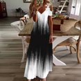 thumbnail image 4 of Robe Formelle Imprimé Floral Dentelle Été Ample une Ligne Robe Maxi pour Banquet, 4 of 13