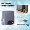thumbnail image 1 of Automatic Sliding Gate Opener Hardware Kits Garage Door Driveway Gate Opener Super 280W AC Motor with Remote Control For All Gates Up to 1400 LB. & 40 Ft Long, 1 of 12