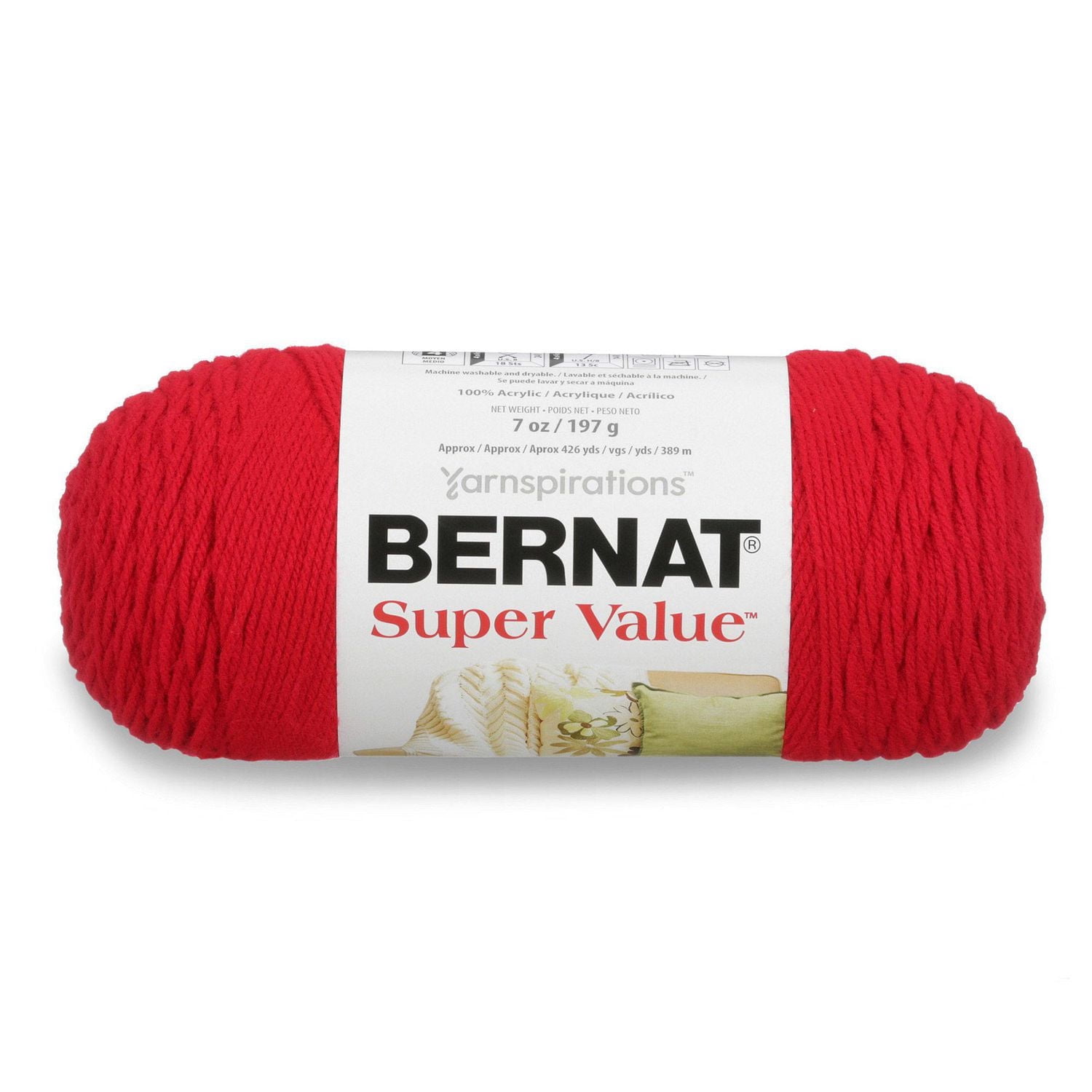 Bernat® Super Value™ Yarn, Acrylic #4 Medium, 7oz/197g