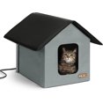 thumbnail image 1 of K&H Manufacturing – Caisson chauffant extérieur de 20 W, 18 po x 22 po x 17 po, gris/noir pour chats, 1 of 7