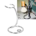 thumbnail image 3 of Brush Stainless Steel Safety  Stand Modern Fast Drying Hygienic Rustproof Mens' Shaving Holder Base for Shavers, 3 of 7