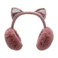 thumbnail image 1 of Fluffy Foldable Earmuffs Plush Winter Ear Warmer for Family, 1 of 5
