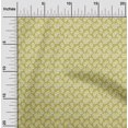 thumbnail image 2 of oneOone Cotton Poplin Lime Green Fabric Florals Craft Projects Decor Fabric Printed By The Yard 56 Inch Wide, 2 of 4