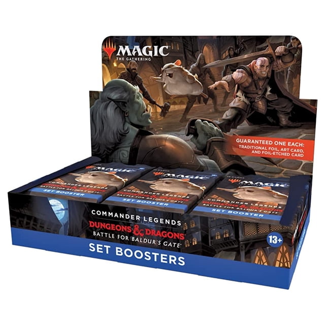 Magic: The Gathering Commander Legends : Battle for Baldur's Gate Ensemble Boîte de Boosters / 18 Paquets (270 Cartes Magic)