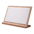 thumbnail image 2 of Support de Collier en Bois Support de Chevalet Support de Bijoux Organisateur Porte-Chaîne pour Centres de Table Blanc, 2 of 7