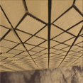 thumbnail image 1 of Ahgly Company Machine Washable Indoor Square Transitional Red Brown Area Rugs, 6' Square, 1 of 7