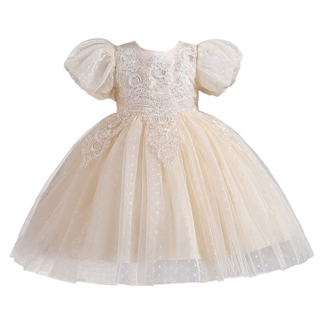 Cardigans pour Tout-Petits 2t Robes Jeunesse Taille 16 Robe Fille Tout-Petit Enfants Été Manches Courtes Robe Fleurie Robe de Défilé Performance
