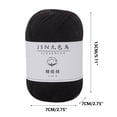 thumbnail image 3 of Limited Time Violete 4 Strands Of Combed Milk Cotton Thread Diy Doll Cotton Crochet Thread Wool Ball, 3 of 4