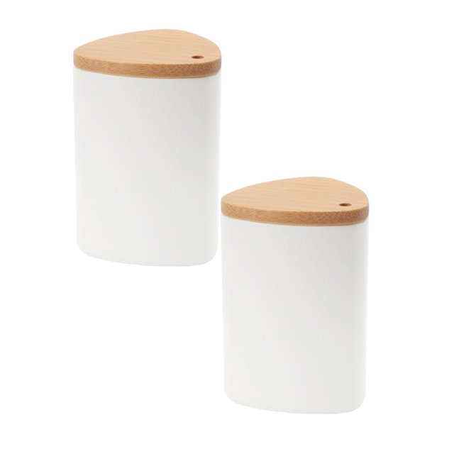 Oleegame 2PC Blue Juice Toothpick Container Toothpick Storage Box Home Hotel Simple White Toothpick Bottle Suitable For Family Restaurant Hotel