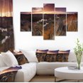 thumbnail image 1 of Paysage Automne Coucher de Soleil Panorama - Paysage Toile Art Print, 1 of 4