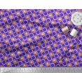 thumbnail image 2 of Soimoi Cotton Poplin Fabric Floral & Circle Geometric Fabric Prints By Yard 56 Inch Wide, 2 of 3