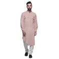 thumbnail image 2 of Atasi Rayon Ethnic Long Kurta For Boys Printed Party Wear Kurta For Men, 2 of 6