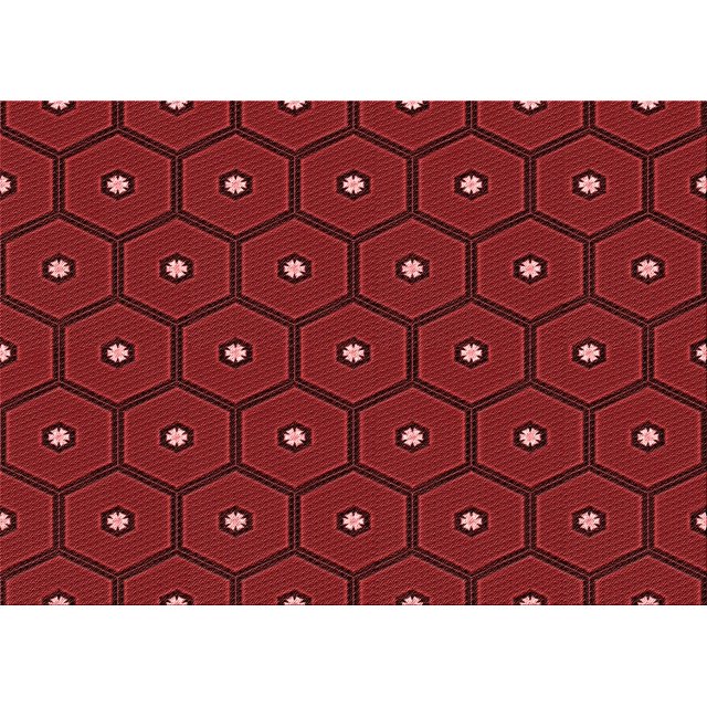 Ahgly Company Tapis Rectangulaire Lavable en Machine Intérieur Transitionnel Rouge Tomate, 7 Pieds x 9 Pieds