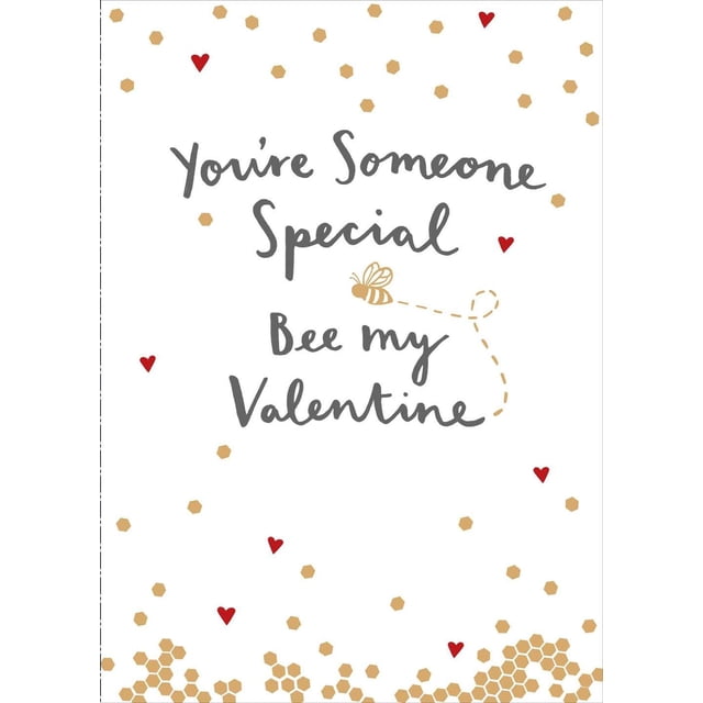 Someone Special Bee My Valentine Valentine's Day Card