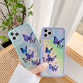 thumbnail image 3 of Compatible with iPhone Case, Cute Bling Glitter Clear Iridescent Butterfly Phone Case Slim Thin Soft Silicone [Sparkle Stars Shockproof Drop Protection] for iPhone, 3 of 6