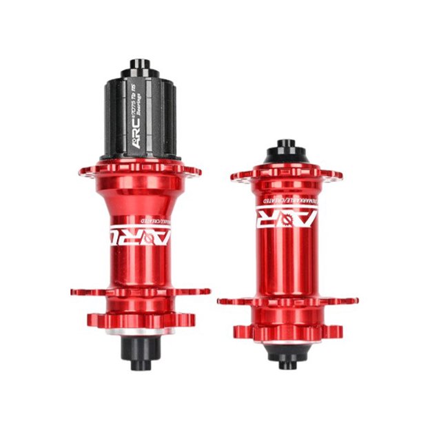 Moyeu de Roulement Format Compact Sans Bavures Réduire la Friction Fournitures de Cyclisme Installation Pratique Moyeux Métalliques Alliage d'Aluminium Arbre de Roue 36 H/roulement