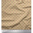 thumbnail image 1 of Soimoi Poly Georgette Fabric Floral Small Printed Craft Fabric by The Yard 42 Inch Wide, 1 of 3
