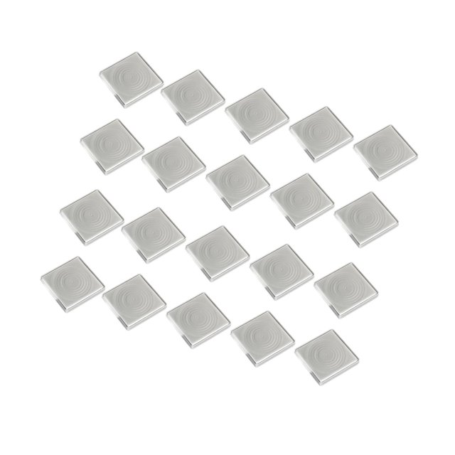 ZheElen 20 Pcs Support de Pièces en Plastique pour Collection de Pièces Polyvalent et Robuste Transparent 18 23 28 33 38mm 1Set