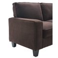 thumbnail image 4 of Serta Palisades 78" Sofa in Dark Brown, 4 of 5