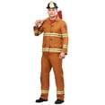 thumbnail image 2 of Tan Firefighter Uniform Mens Costume, 2 of 3