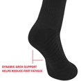 thumbnail image 4 of Chaussettes de Travail pour Hommes en Coton Coussinées, Chaussettes de Sport Athlétiques de Randonnée, Lot de 6 Paires, 4 of 7