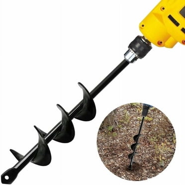 Planting Auger, Heavy Duty Garden Drill Bit, Solid Shaft Spiral Tool Improves Work Efficiency, Easy-to-use Garden Auger For All Your Planting Needs