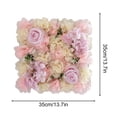 thumbnail image 2 of Dvkptbk Plastic Flower Wall Decoration Simulation Flower Wall Wedding Decoration Artificial Flowers Rose Wall Flowers Wedding Flowers Suitable for Multi-Scene Flower Wall Home Decor, 2 of 4