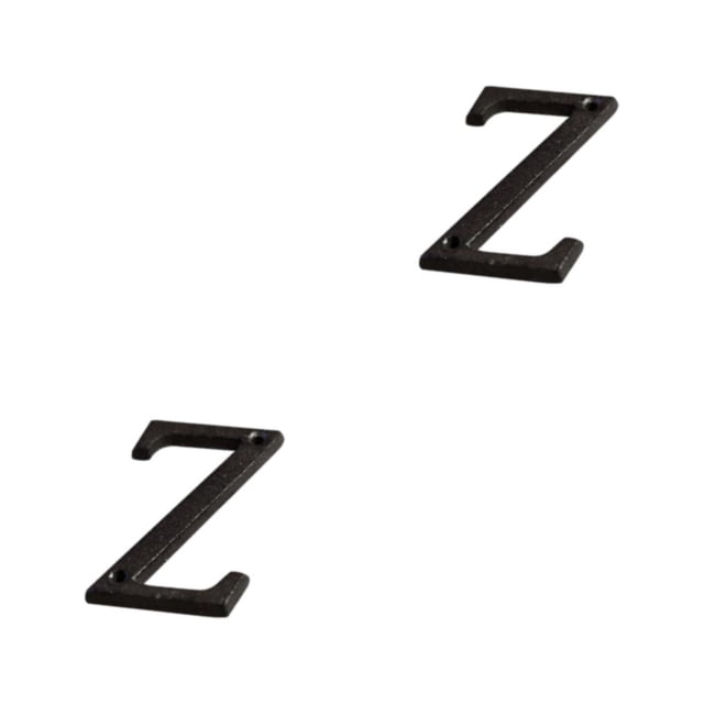 Transemion Durable And Rustproof Metal House Number Plaque For Stylish Door Decoration B17--Z 2Set