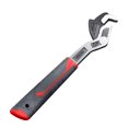 thumbnail image 2 of DYNWAVECA Multifunctional Self Locking Pipe Wrench Tool Forged Steel Three Sided Toothed Multipurpose for Home Maintenance Professional 12inch, 2 of 9