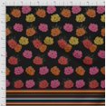 thumbnail image 2 of oneOone Polyester Lycra Fabric Stripe & Floral Panel Printed Craft Fabric BTY 56 Inch Wide, 2 of 3