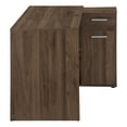 thumbnail image 2 of Monarch Specialties Computer Desk, Home Office, Corner, Storage Drawers, 46"l, L Shape, Work, Laptop, Laminate, Walnut, Contemporary, Modern, 2 of 9