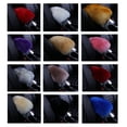 thumbnail image 4 of Universal Car Armrest Seat Cushion Auto Center Console Faux Leather Plush Mat Winter Warm Soft Pad, 4 of 7