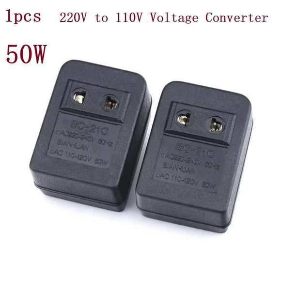 Step Down Transformer Travel Adapter 50W US AC 220V To 110V Voltage Converter