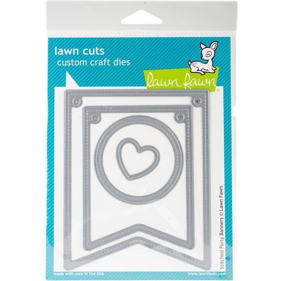 Lawn Fawn Bannières de Fête Cousues