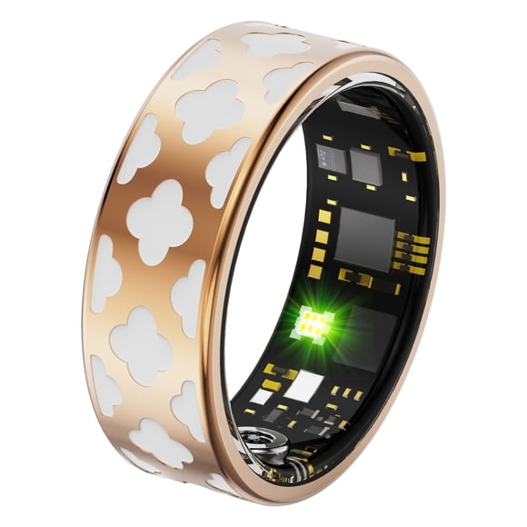 Hearth & Gear Smart Rings For Women Fitness Ring Heart Rate Mo Nitor Sleep Tr Acker Pressure Ring Oxygen Fitness Tr Acker Pedometer Step Counter Ca Lories Health Ladies Smart Rings Small Watch Ladies