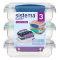 thumbnail image 4 of Sistema Klip It Food Storage Containers, Colour May Vary, 4 of 5