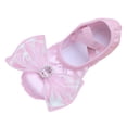 thumbnail image 1 of PMVFHDE Liquidation Espadrilles pour Fille Chaussures pour Enfants Chaussures de Danse Chaussures de Ballet Performance Dentelle Nœud Chaussures de Yoga Rose, 4,5-5 Ans, 1 of 3