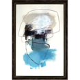 thumbnail image 1 of Au Milieu, Art Abstrait Encadré, Aqua, 1 of 1