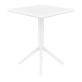 thumbnail image 4 of Compamia Sky 24 inch Square Folding Table with Resin Top, White (1 Count), 4 of 8