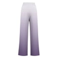 thumbnail image 4 of Pants for Women, Womens Fashionable Striped Printed Drawstring Wide Leg Pants, 4 of 5