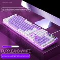 thumbnail image 3 of TISHITA Gaming Keyboard USB LED Lighting for Game Office , White, White, 3 of 4