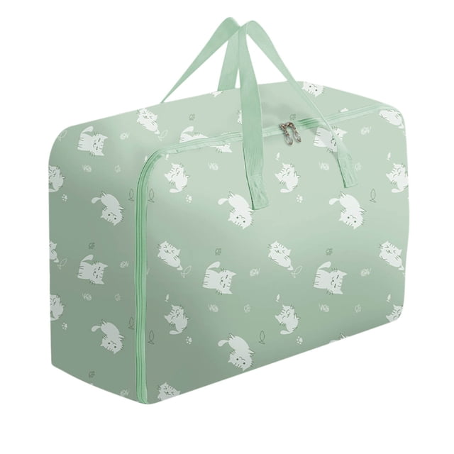 Pompotops Extra Large Reusable Storage Bags With Strong Handles & Zippers, Heavy Duty Washable Moving Bag, Waterproof Closet, Underbed Organizer For Bedding, Blanket Clearance