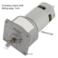 thumbnail image 2 of 35W Micro DC Vitesse du Moteur d'Engrenage en Métal Réglable Cw / Ccw ( 12V 150rpm), 2 of 14