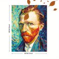 thumbnail image 3 of Van Gogh Starry Night Textured Canvas Wall Art 15.75x11.81 Inches, 3 of 8