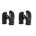 thumbnail image 4 of 2Pcs Gants Chauds Femmes Style Simple Femmes Brossées Style Simple Gant à la Mode Moufles Imperméables à la Sueur Motos Vélos Électriques Rouge, 4 of 6